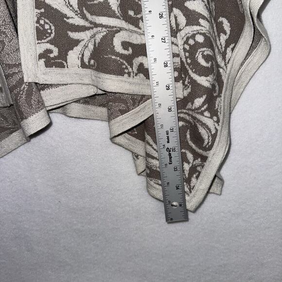 NEW Soft Surroundings Womens One Size Wrap Shawl Cape Metallic Shimmer - Picture 6 of 8